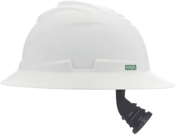 MSA V-Gard C1 Full Brim Hard Hat with ReflectIR Cooling Thermal Barrier and Fas-Trac III Suspension - Uses Highly Innovative Cooling Features to Help Alleviate Heat Stress