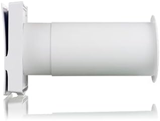 VENTS-US PS 100 - Passive Fresh Air Intake Ventilation Kit with Adjustable Airflow – Includes Telescopic Air Duct (No Motor) and Durable Round Plastic Outdoor Cover