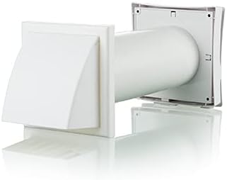 VENTS-US - PS 102- Passive Intake Wall Kit with Adjustable Airflow Can Fill A Room with Fresh Air without the Need of Opening A Window