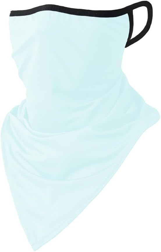 6 Pieces Sun UV Protection Face Mask Neck Gaiter Windproof Scarf Sunscreen Breathable Bandana Balaclava for Sport Outdoor