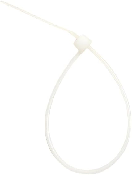 ZipTie.com 6-inch Natural Multi-Purpose Cable Tie, 45-lb Tensile Strength, UL 21 Listed, 100-Pack