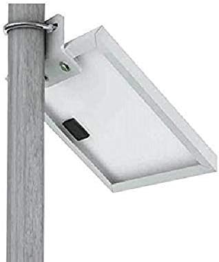 Newpowa Solar Panel Small Pole/Wall Mount Bracket Kit Heavy-Duty Aluminum Brackets, Designed to Install 1-15W Solar Panels for Gate Opener,Security System, Sensor Light