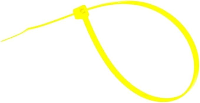 GTSE 14 Inch Yellow Zip Ties, 5,000 Bulk Pack, 50lb Strength, UV Resistant Long Nylon Cable Ties, Self-Locking 14" Tie Wraps