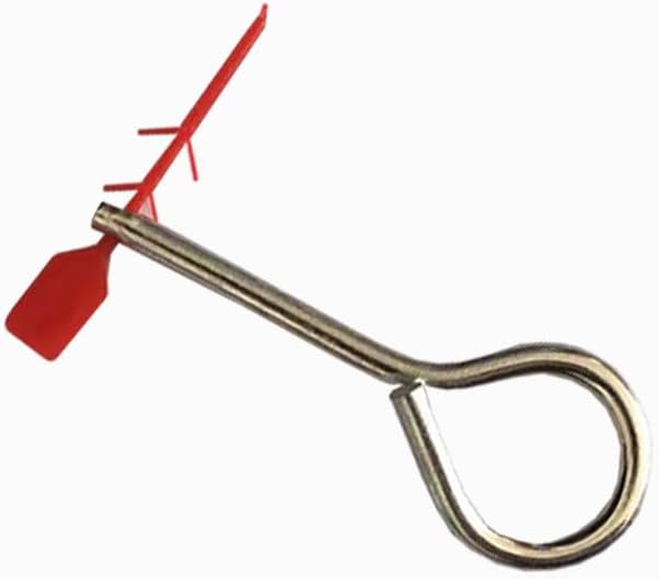 20 Set Fire Extinguisher Tamper Seals Pull Pins Latches Plastic Zip Ties Tite Security Tags Numbered Disposable Self-Locking Tie Replacement for Dry Extinguishers Emergency Kits Maintain