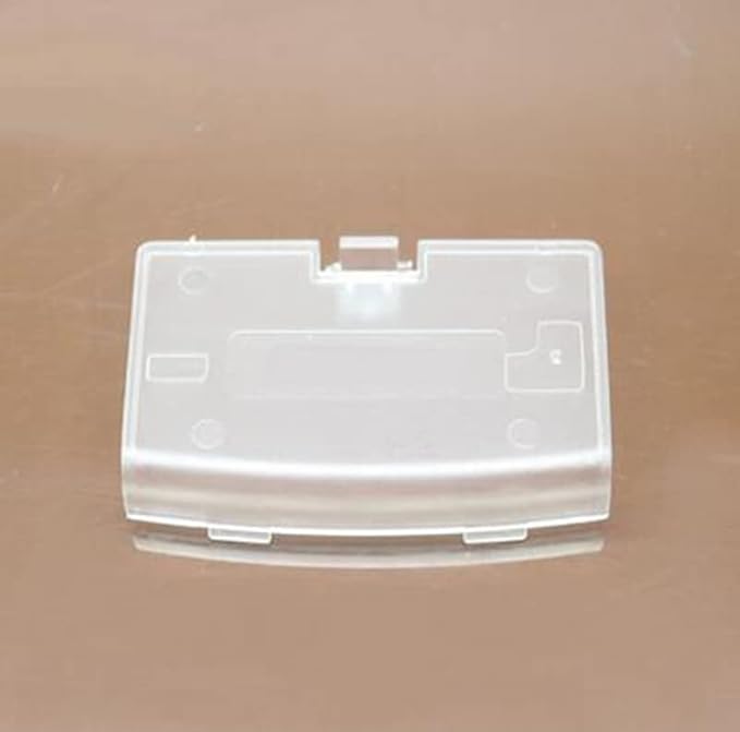 Battery Pack Back Door Cover Lid Case for Gameboy Advance GBA Console Accessories Replacement (Clear)