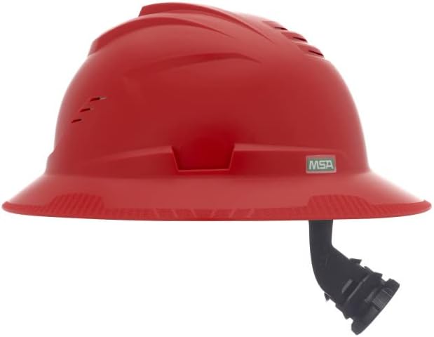 MSA V-Gard C1 Full Brim Hard Hat with ReflectIR Cooling Thermal Barrier and Fas-Trac III Suspension - Uses Highly Innovative Cooling Features to Help Alleviate Heat Stress