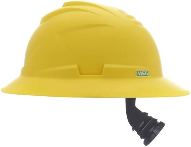 MSA V-Gard C1 Full Brim Hard Hat with ReflectIR Cooling Thermal Barrier and Fas-Trac III Suspension - Uses Highly Innovative Cooling Features to Help Alleviate Heat Stress
