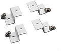 4pcs/set Z Style Solar Panel Mounting Brackets Sets For RV Boat Off Grid Aluminum