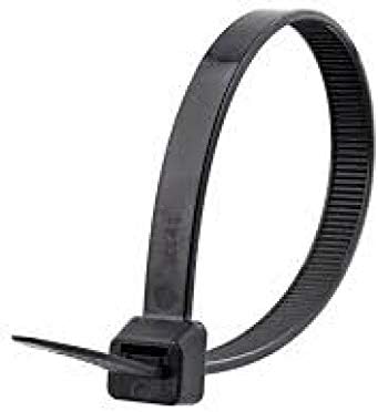 Heat Stabilized UV Nylon Cable Zip Ties [Pack of 100] – 11 in., 50lbs, Black, Heavy Duty Zip Ties | Office Organizers
