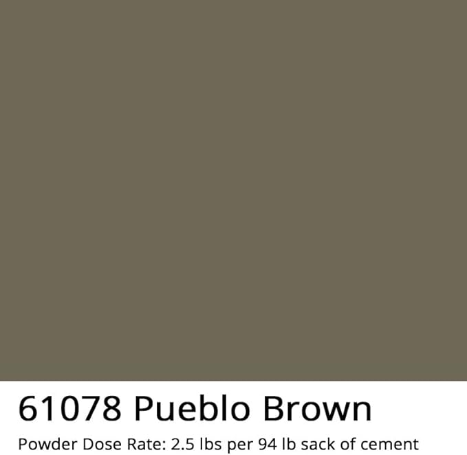 GlobMarble Terra Brown Iron Oxide Powder Concrete 1 lb Bag - High-Coverage Powder for Vibrant Color - Perfectly Suited for Concrete Color Pigment & Dye Applications