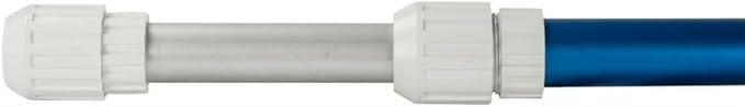 Aqua Select 4-12 Foot Telescoping Pool Vacuum Pole | Heavy Duty 3-Piece Aluminum Pole for Leaf Skimmers, Pool Brushes and Vacuum Heads | Expandable Pole for Swimming Pools