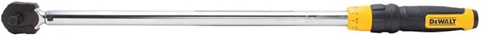 DEWALT Torque Wrench, Micro Adjust, 1/2" Drive, 50-250 FT-LB, (DWMT75462)
