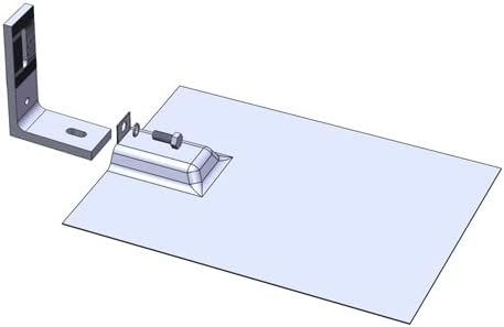 Pack 10 L-Foot with Flashing for Solar Panel PV Module Mounting Racking Installation