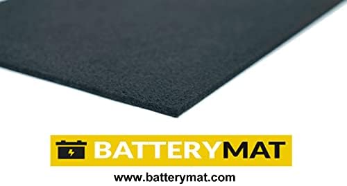 The Original Battery Mat® - Battery Protective Mat - 8" x 12" Black