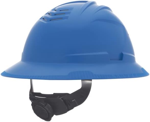 MSA V-Gard C1 Full Brim Hard Hat with ReflectIR Cooling Thermal Barrier and Fas-Trac III Suspension - Uses Highly Innovative Cooling Features to Help Alleviate Heat Stress