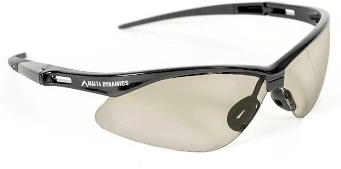 Malta Dynamics APEX Safety Glasses – Anti Scratch and Anti Fog Protection, Construction Safety Glasses for Men and Women, ISEA & ANSI Z87 Compliant (Indoor/Outdoor, 12 Pairs)