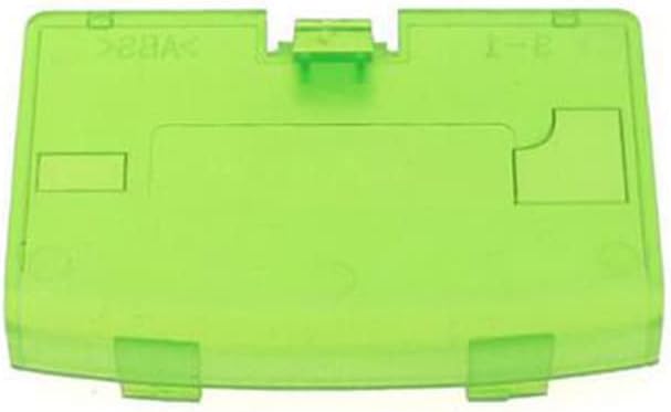 Battery Pack Back Door Cover Lid Case for Gameboy Advance GBA Console Accessories Replacement (Clear Green)