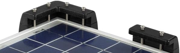 Sunway Solar Panel Mounting Brackets Corner Mount Kits for Framed Solar Panels,Installation On RV Caravan Boats Camper Trailer Marine Motorhome House Roof, Compatible with Renogy Solar Panel