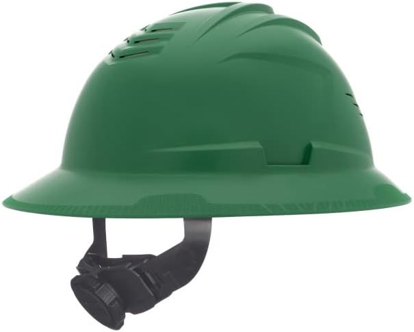 MSA V-Gard C1 Full Brim Hard Hat with ReflectIR Cooling Thermal Barrier and Fas-Trac III Suspension - Uses Highly Innovative Cooling Features to Help Alleviate Heat Stress