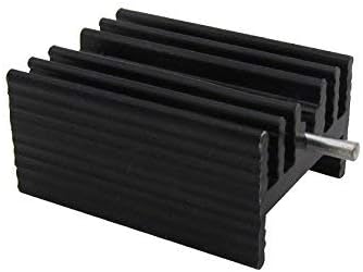Easycargo 10 Packs TO-220 Heatsink + Insulator Mounting Screws Kits for LM317 LM317t L7805 L7812 L78XX Voltage Regulator, IRFZ44N 3205 520N 630 1404 MOSFET Transistor (20mmx15mmx11mm)