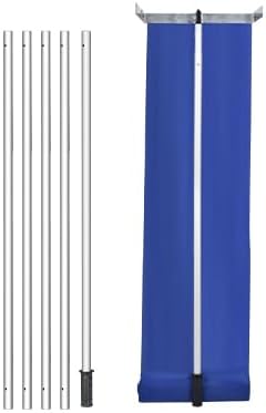 Premium 20 Feet Aluminum Snow Rake with Anti-Skid Handle & Snow Slide - Efficiently Remove Snow, Leaves, and Debris