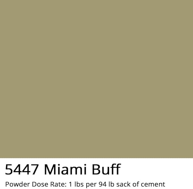 GlobMarble Buff Iron Oxide Powder Concrete 1 lb Bag - High-Coverage Powder for Vibrant Color - Perfectly Suited for Concrete Color Pigment & Dye Applications
