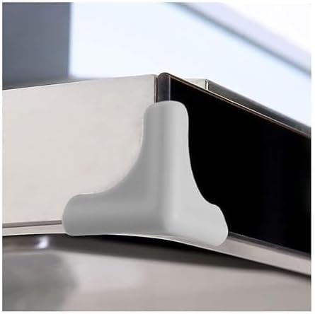 Corner Protectors for Safety Child Kids,Silicone Anti-Collision Corner Protector,Corner Guard Protector 4-Piece Set,Edge Protecto Suitable for Range Hood;Kitchen;Furniture;Table;Walls.HAILANA (Gray)