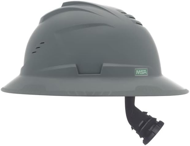 MSA V-Gard C1 Full Brim Hard Hat with ReflectIR Cooling Thermal Barrier and Fas-Trac III Suspension - Uses Highly Innovative Cooling Features to Help Alleviate Heat Stress