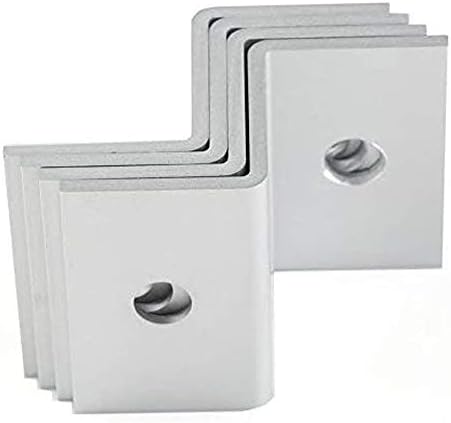 F-ber 1 Set (4pcs) Solar Panel Mounting Hardware Z Type Bracket Aluminum W/Stainless Bolt for RV Boat Off Grid 38mm Width Solar Panels (38 * 25 * 27mm/1.49"*0.98"*1.06")