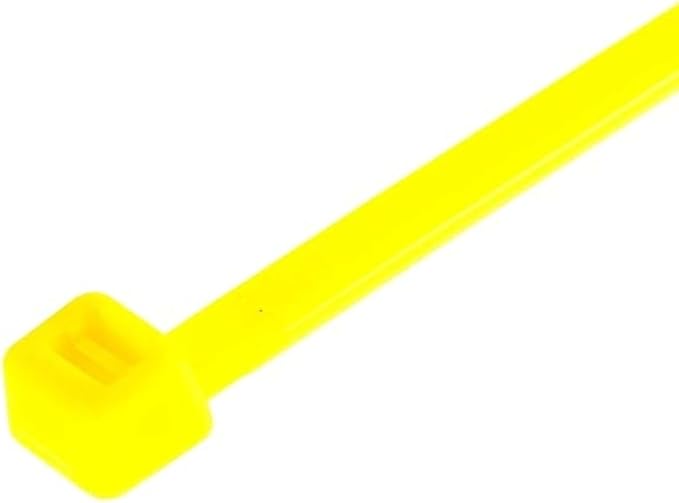 GTSE 12 Inch Yellow Zip Ties, 1,000 Bulk Pack, 50lb Strength, UV Resistant Long Nylon Cable Ties, Self-Locking 12" Tie Wraps