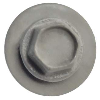 Metal ROOFING SCREWS: (250)10 x 2" Clay Hex Head Sheet Metal Roof Screw. Self starting metal to wood siding screws. EPDM washer. Colored head