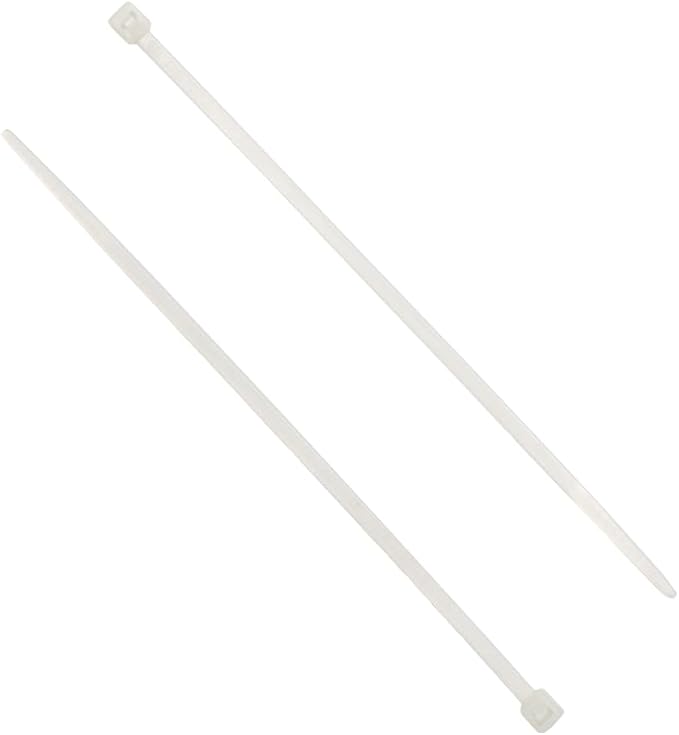 ZipTie.com 4-inch Natural Multi-Purpose Cable Tie, 18-lb Tensile Strength, UL 21 Listed, 1000-Pack