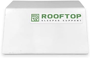 8-Pack - 6" Pre-Cut PVC Rooftop Pipe Support - Roof Conduit Support Blocks for Piping on Roofs - PVC Block for Small Water, Gas, Electrical, Metal Plumbing, Condensate, Refrigeration Pipes