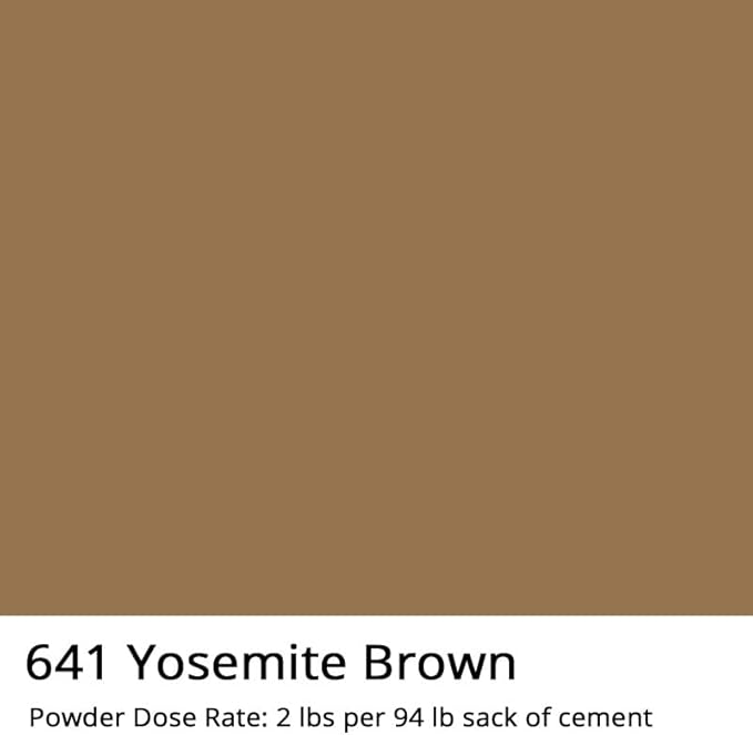 Brown Iron Oxide Powder - 1 lb Bag - High-Coverage Concrete Dye Powder for Vibrant Color - Easy Mix, Long-Lasting Concrete Color
