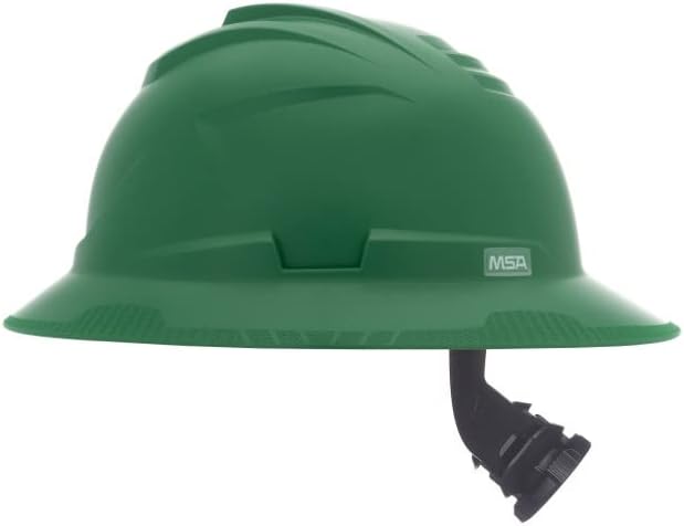 MSA V-Gard C1 Full Brim Hard Hat with ReflectIR Cooling Thermal Barrier and Fas-Trac III Suspension - Uses Highly Innovative Cooling Features to Help Alleviate Heat Stress