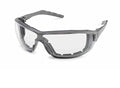 Gateway Safety 22GY80 Silverton Temple Version Safety Glass, Gray Frame - Clear Lens