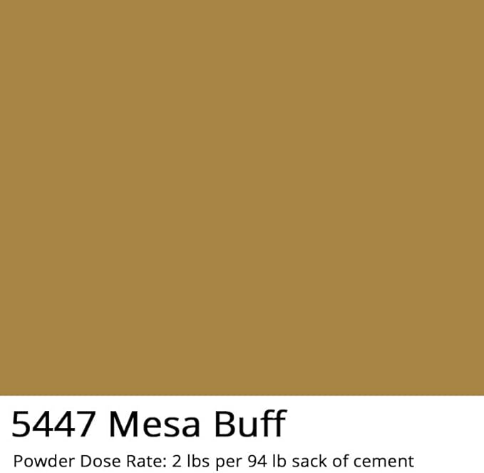 GlobMarble Buff Iron Oxide Powder Concrete 1 lb Bag - High-Coverage Powder for Vibrant Color - Perfectly Suited for Concrete Color Pigment & Dye Applications