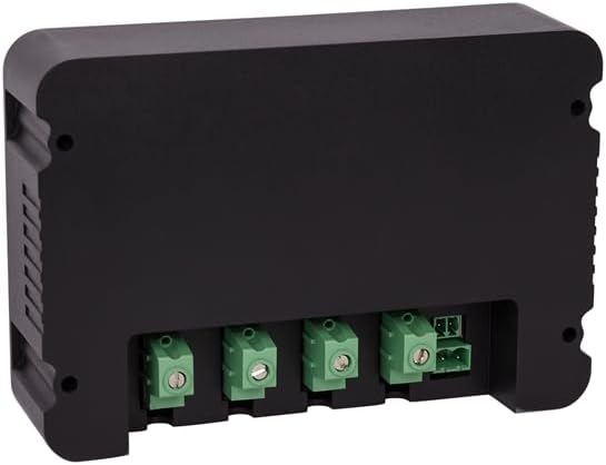 Renogy 30A 12V/24V PWM Solar Charge Controller with LCD Display Flush Mount Design Negative Ground, Compatible with Sealed, Gel, Flooded and Lithium Batteries, Adventurer 30A,black