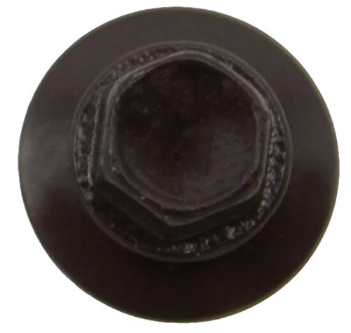 Metal ROOFING SCREWS: (250) 10 x 1-1/2" Dark Brown Hex Head Sheet Metal Roof Screw. Self starting metal to wood siding screws. EPDM washer. Colored head