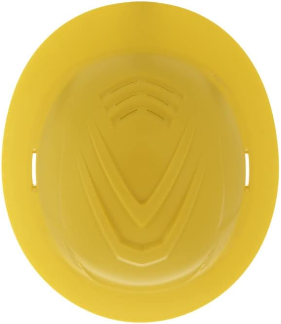 MSA V-Gard C1 Full Brim Hard Hat with ReflectIR Cooling Thermal Barrier and Fas-Trac III Suspension - Uses Highly Innovative Cooling Features to Help Alleviate Heat Stress