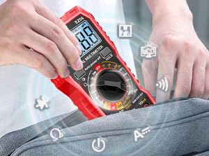 ANENG Digital Multimeter Tester Measures AC/DC Voltage,DC Current Ohm Amp Meter,Professional Multimetro Auto Voltmeter with Resistance, Diodes,Buzzer Handhold Electrial Tools