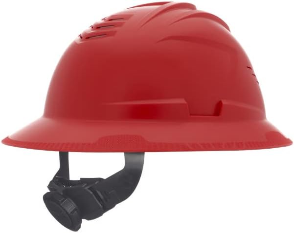 MSA V-Gard C1 Full Brim Hard Hat with ReflectIR Cooling Thermal Barrier and Fas-Trac III Suspension - Uses Highly Innovative Cooling Features to Help Alleviate Heat Stress