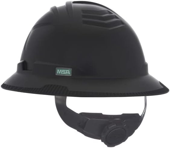 MSA V-Gard C1 Full Brim Hard Hat with ReflectIR Cooling Thermal Barrier and Fas-Trac III Suspension - Uses Highly Innovative Cooling Features to Help Alleviate Heat Stress