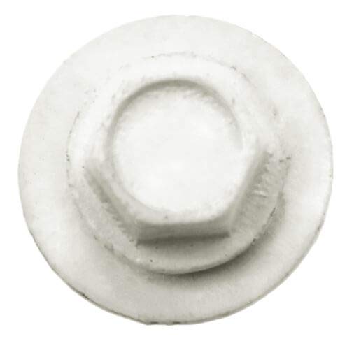 Metal Roofing Screws: (250) 10 x 1-1/2" Bone White Hex Head Sheet Metal Roof Screw. Self Starting Metal to Wood siding Screws. EPDM Washer. Colored Head