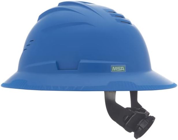 MSA V-Gard C1 Full Brim Hard Hat with ReflectIR Cooling Thermal Barrier and Fas-Trac III Suspension - Uses Highly Innovative Cooling Features to Help Alleviate Heat Stress