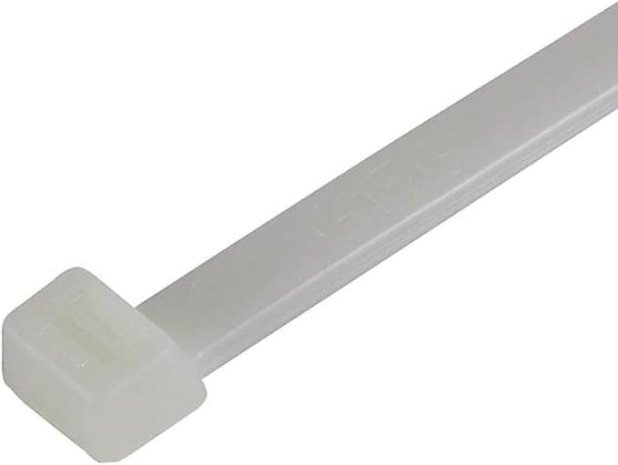 GTSE 14 Inch White/Clear Heavy Duty Zip Ties, 1,000 Bulk Pack, 120lb Strength, UV Resistant Nylon Cable Ties, Self-Locking 14" Tie Wraps