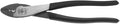 Klein Tools 1006 Cutting/Crimping Tool, Made in USA, Crimps 10 to 22 AWG Solderless Terminals and Connectors, with Wire Cutter in Tapered Nose