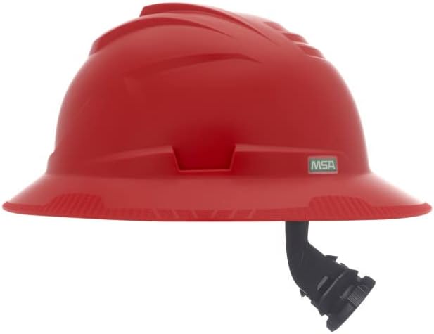 MSA V-Gard C1 Full Brim Hard Hat with ReflectIR Cooling Thermal Barrier and Fas-Trac III Suspension - Uses Highly Innovative Cooling Features to Help Alleviate Heat Stress