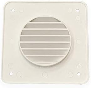 Battery Box Vent System Louver Cover - White - RV's, Campers, Trailers, Motorhome Repair (Louver Vent, White)