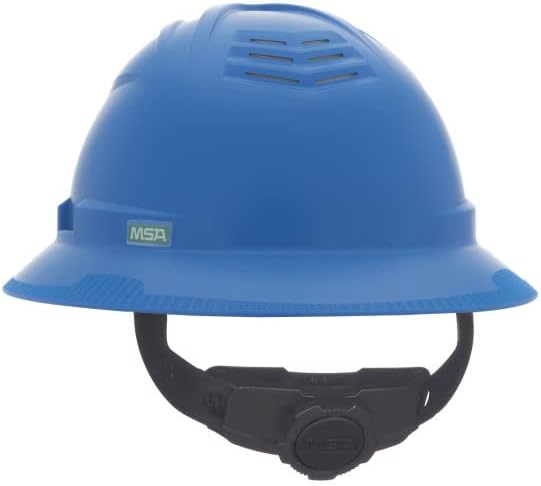 MSA V-Gard C1 Full Brim Hard Hat with ReflectIR Cooling Thermal Barrier and Fas-Trac III Suspension - Uses Highly Innovative Cooling Features to Help Alleviate Heat Stress
